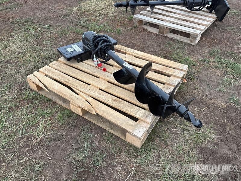 GIYI 12 in Mini Skid Steer Auger (Unused) مثاقيب