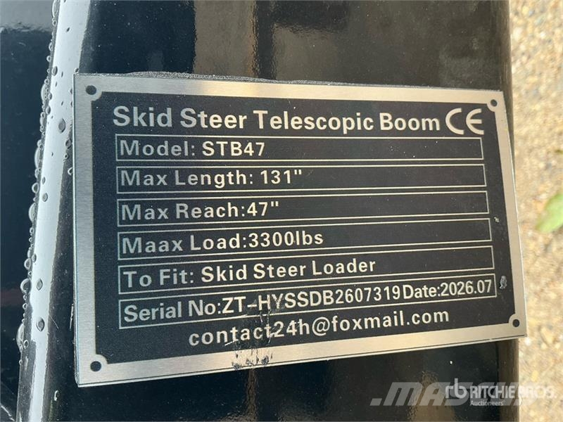 GIYI 131 in Telescopic Skid Steer Boom (Unused) Građevinarstvo – ostalo