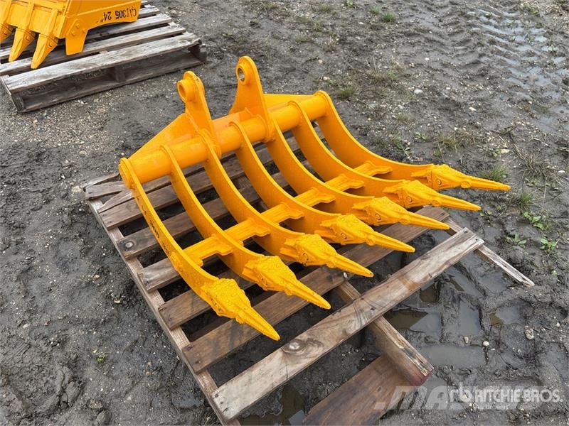 GIYI 32 in Excavator Rake (Unused) Pöyhimet ja haravat