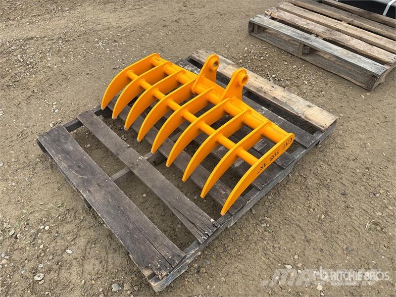 GIYI 38 in Excavator Rake - Fits Cat 303 (Unused) Rakes and tedders