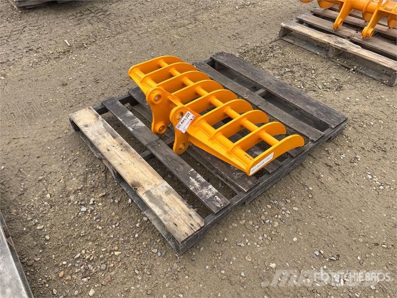 GIYI 38 in Excavator Rake - Fits Cat 303 (Unused) Rakes and tedders