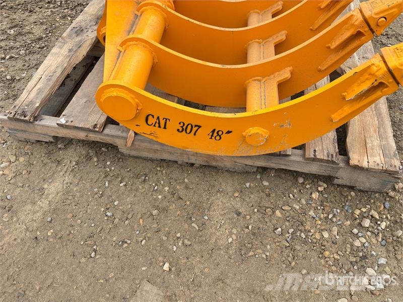 GIYI 48 in Excavator Rake - Fits Cat 307 (Unused) Rakes and tedders