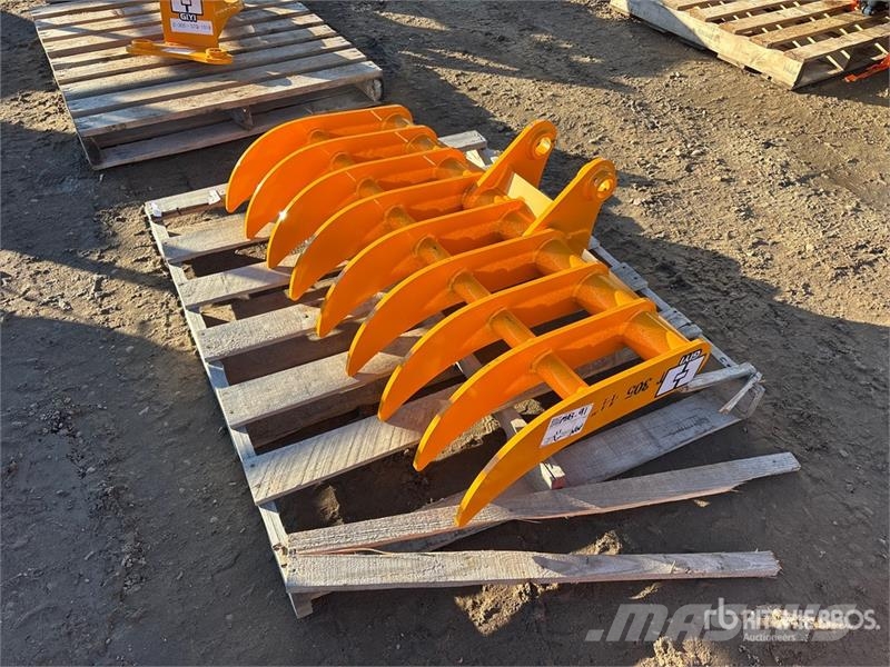 GIYI Cat 305 44 In Excavator Rake (Unused) Obračalniki in zgrabljalniki