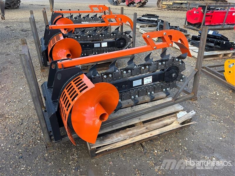 GIYI D39 39 in Mini Skid Steer Trencher (Unused) Trenchers