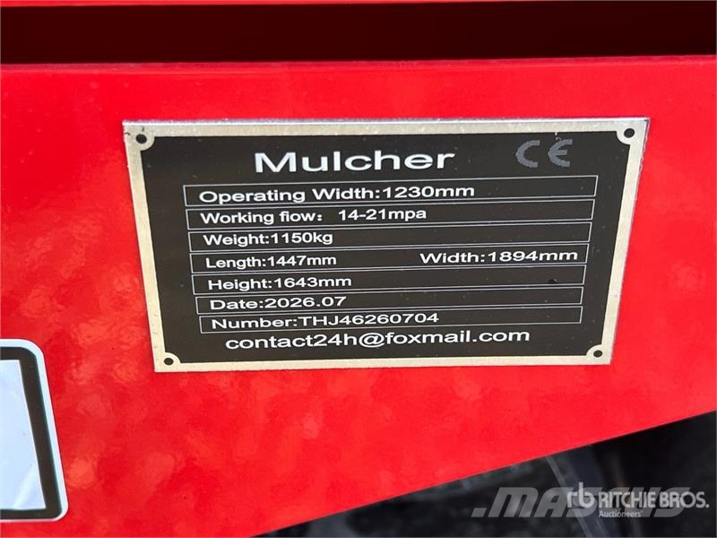 GIYI GY-46 46 in Skid Steer Mulcher (Unused) Stobbenfreesmachines