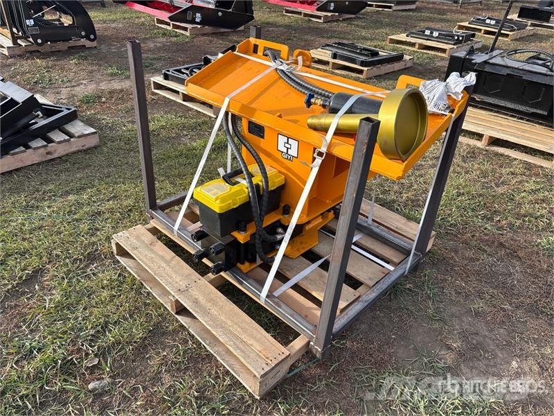 GIYI GY-AD680 3 in Skid Steer Post Driver (Unused) Εξοπλισμός περίφραξης