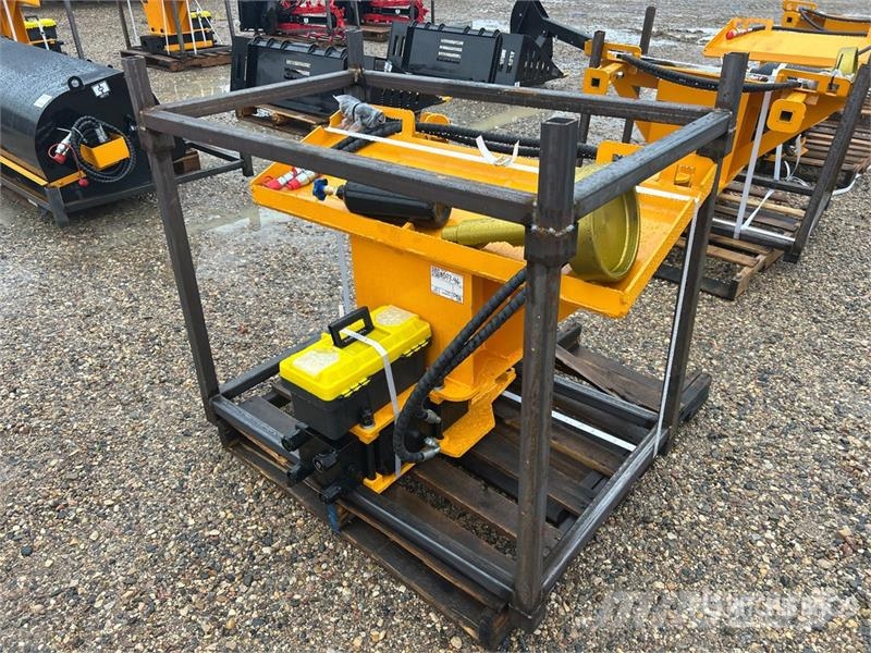 GIYI GY-AD680 8 in Skid Steer Post Driver (Unused) Fencing equipment