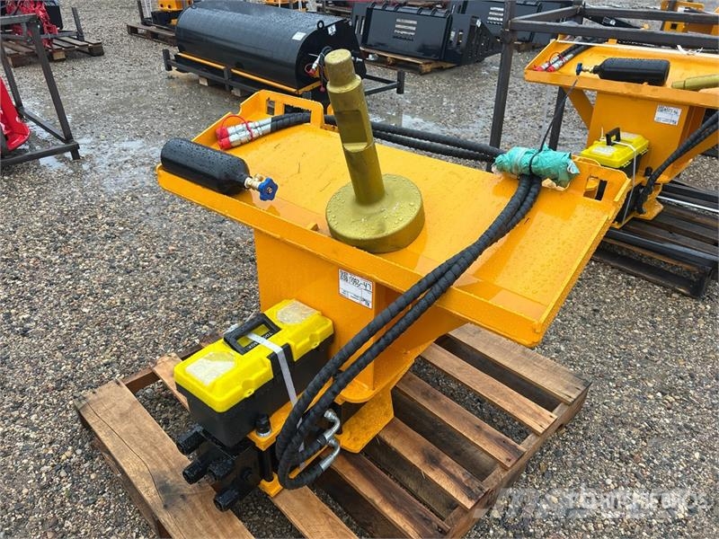 GIYI GY-AD680 8 in Skid Steer Post Driver (Unused) Fencing equipment
