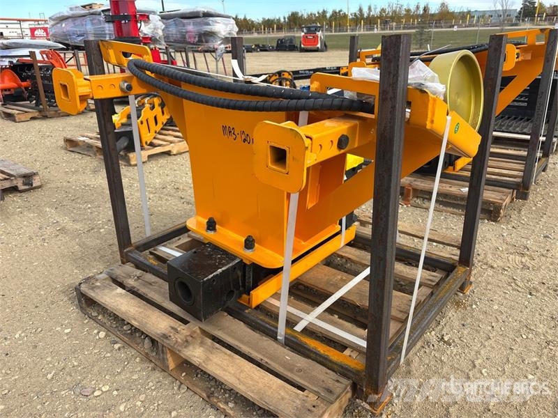  GIYI GY-AD680 Skid Steer Post Driver (Unused) Fencing equipment