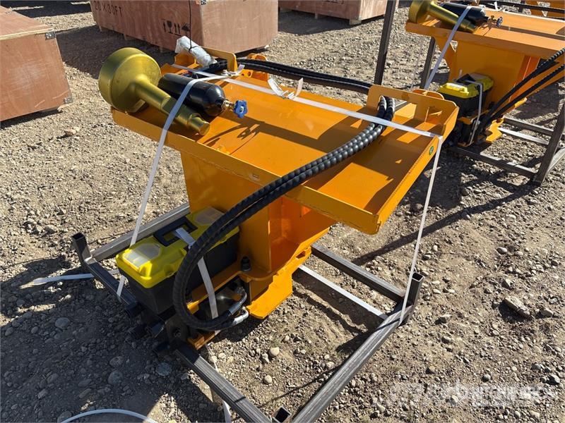 GIYI GY-AD680 Skid Steer Post Driver (Unused) Εξοπλισμός περίφραξης