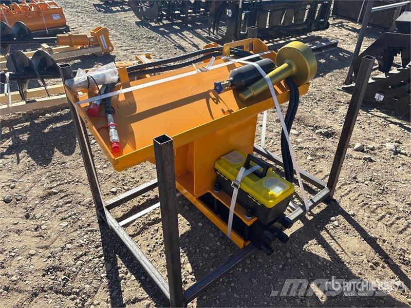  GIYI GY-AD680 Skid Steer Post Driver (Unused) Εξοπλισμός περίφραξης