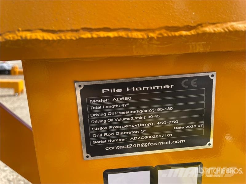 GIYI GY-AD680 Skid Steer Post Driver (Unused) Zäune und Zubehör