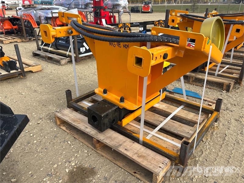  GIYI GY-AD680 Skid Steer Post Driver (Unused) Fencing equipment
