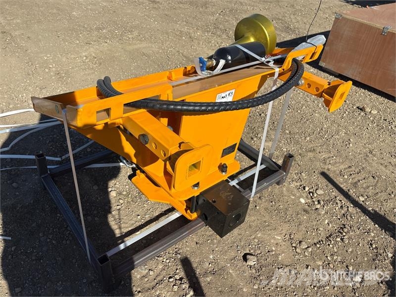 GIYI GY-AD680 Skid Steer Post Driver (Unused) Εξοπλισμός περίφραξης