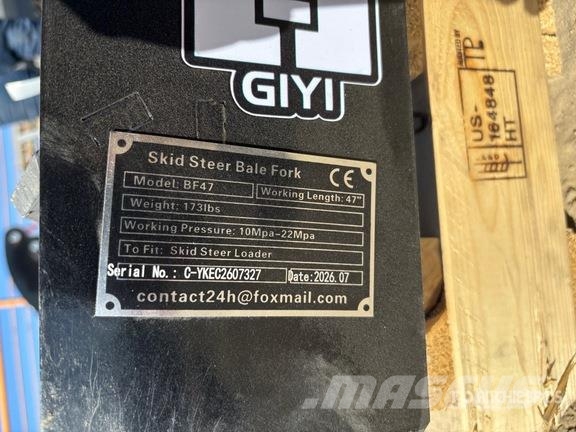  GIYI GY-BF47 47 in Skid Steer Bale Spear (Unused) Drugi deli