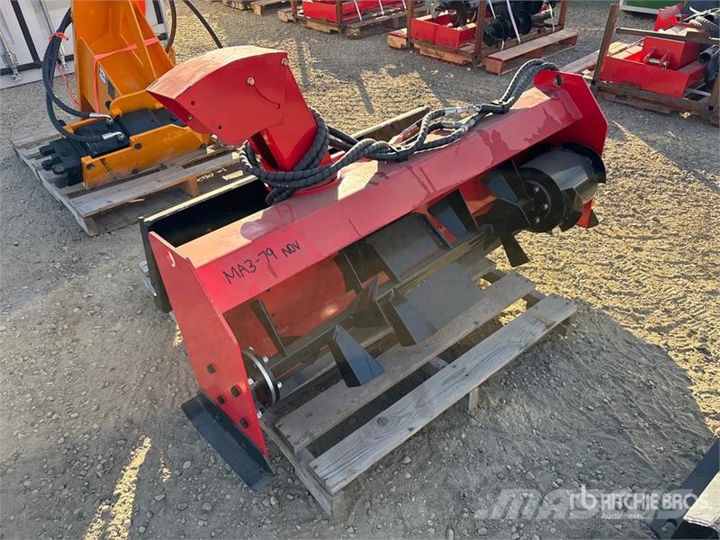  GIYI GY-BS57 55 in Skid Steer Snowblower (Unused) قاذفات الجليد