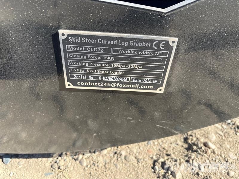  GIYI GY-CLG72 72 in Log Skid Steer Grapple (Unused Pinzas