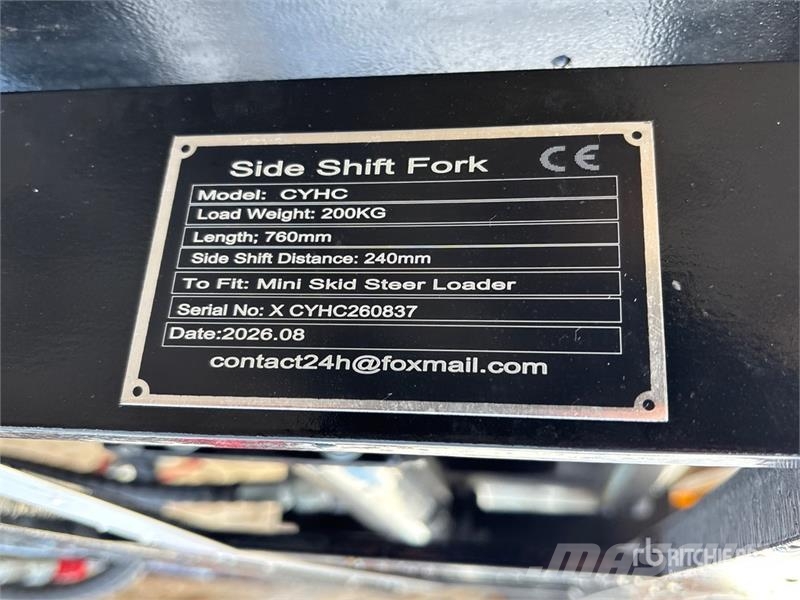 GIYI GY-CYHC 29 in Mini Skid Steer Forks (Unused) Forche
