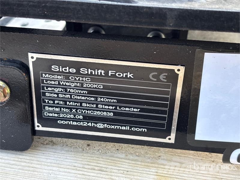 GIYI GY-CYHC 29 in Mini Skid Steer Forks (Unused) Forche
