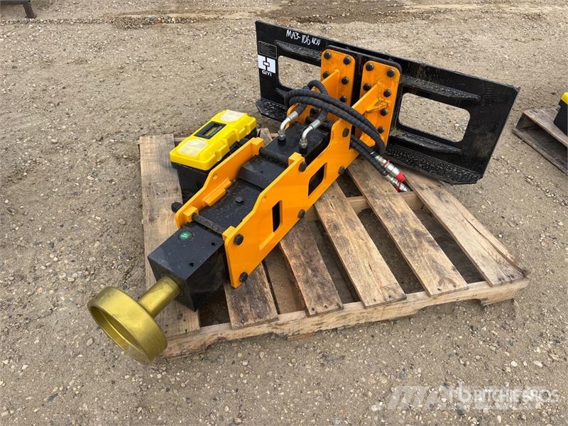  GIYI GY-D680 Skid Steer Post Driver (Unused) Fencing equipment