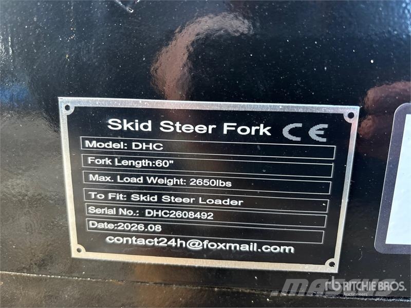  GIYI GY-DHC 59 in Skid Steer Forks (Unused) Forche