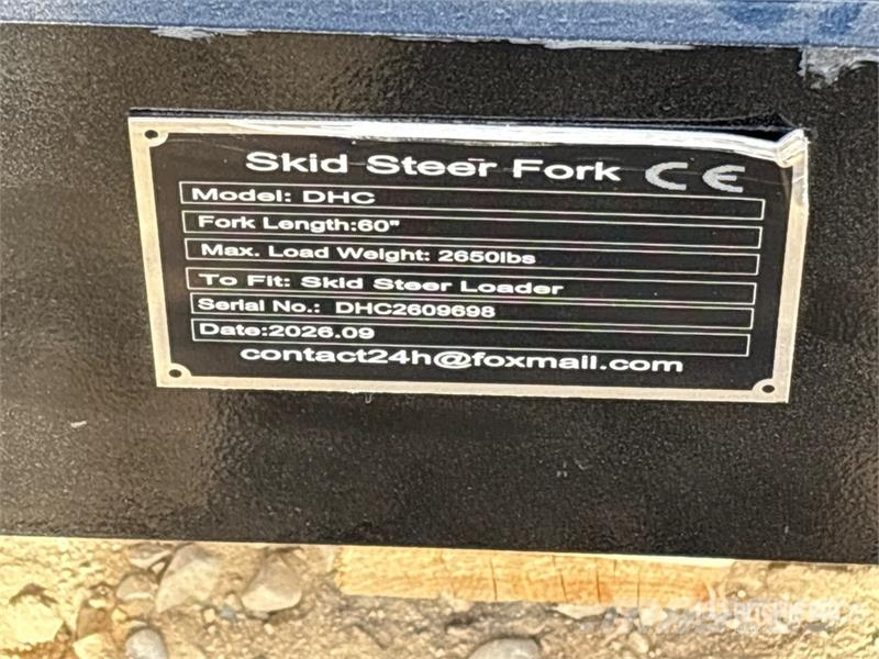 GIYI GY-DHC 59 in Skid Steer Forks (Unused) Вили
