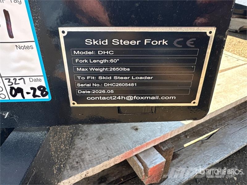 GIYI GY-DHC Skid Steer Forks (Unused) Gabeln