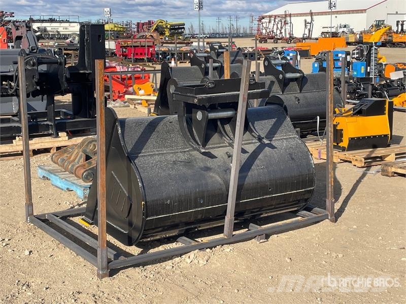 GIYI GY-FB60 58 in Cleanup Excavator Bucket - Fits バケット