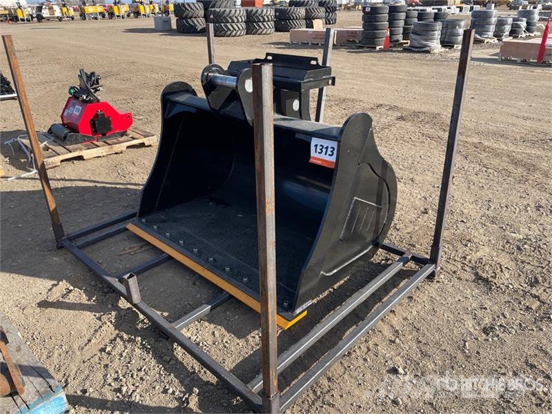 GIYI GY-FB60 58 in Cleanup Excavator Bucket - Fits バケット