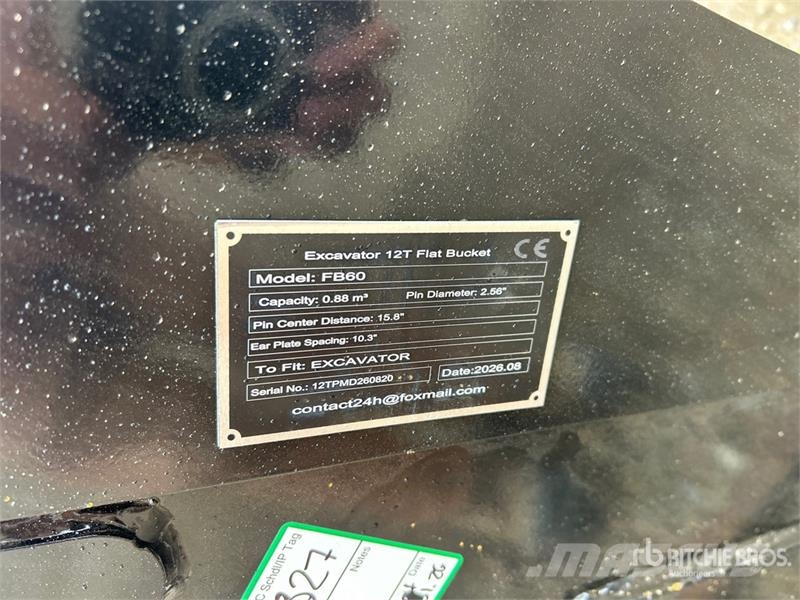 GIYI GY-FB60 60 in 0.88 m3 Cleanup Excavator Bucke Buckets