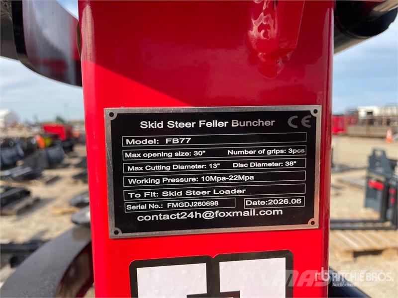 GIYI GY-FB77 30 in Skid Steer Feller Buncher (Unus Строителство - Други