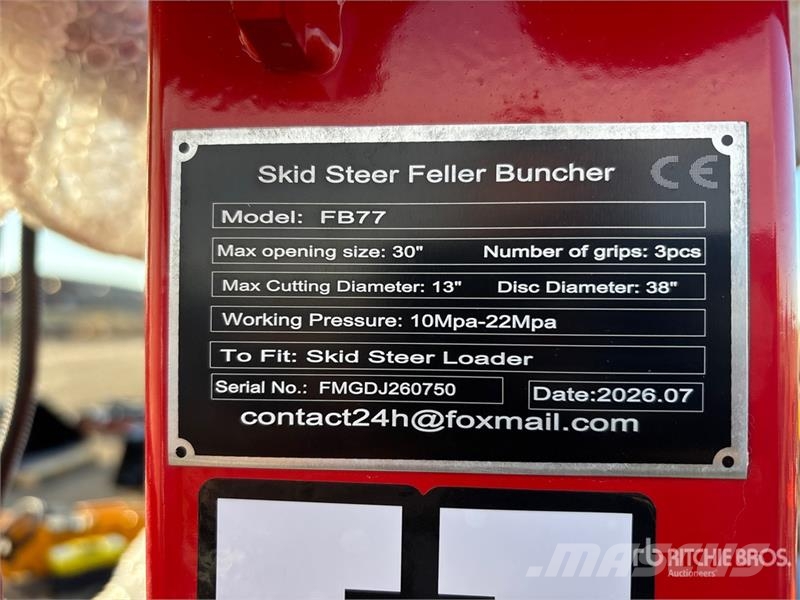 GIYI GY-FB77 30 in Skid Steer Feller Buncher (Unus Sonstige Baumaschinen