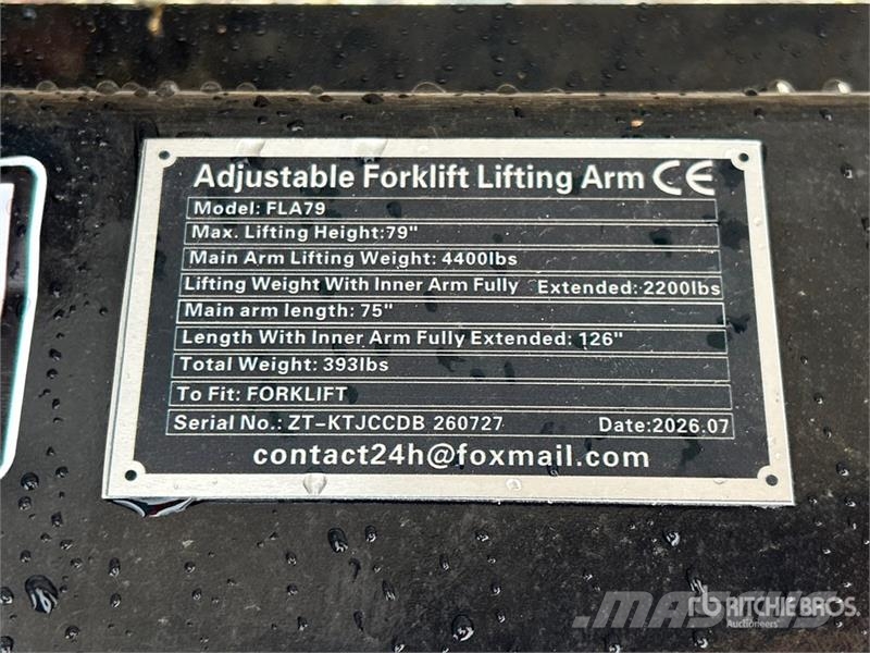  GIYI GY-FLA79 126 in Forklift Telescopic Boom (Unu Övriga tillbehör och komponenter