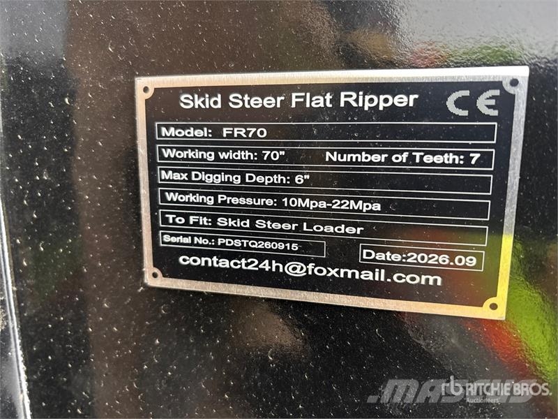  GIYI GY-FR70 69 in Skid Steer Landplane (Unused) زلاقات ميدانية