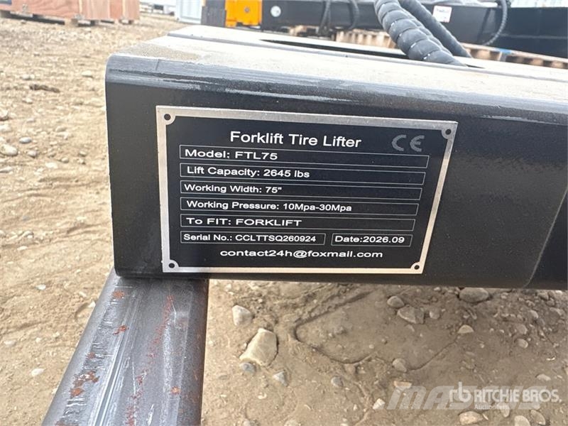 GIYI GY-FTL75 75 in Forklift Tire Lifter (Unused) Andere Ausstattung und Zubehör