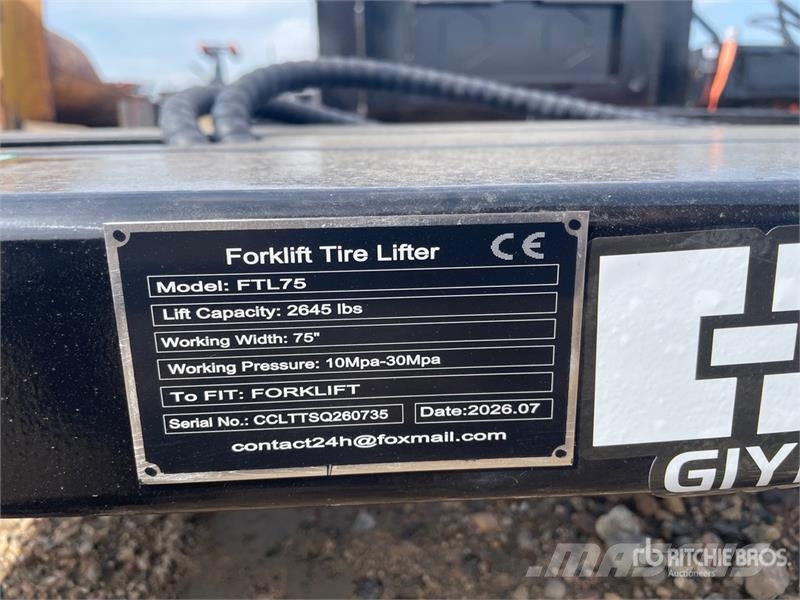 GIYI GY-FTL75 75 in Forklift Tire Lifter (Unused) Diger parçalar