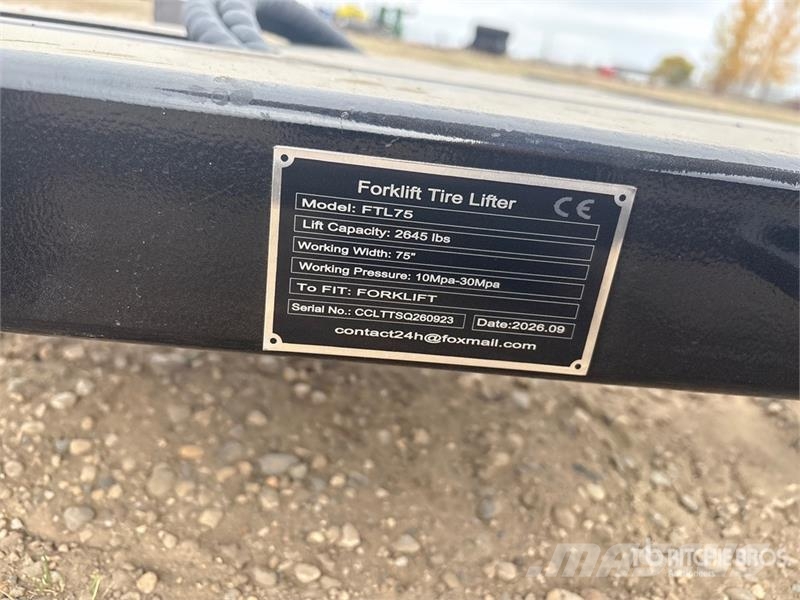  GIYI GY-FTL75 75 in Forklift Tire Lifter (Unused) ملحقات ومكونات أخرى
