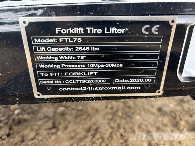 GIYI GY-FTL75 Forklift Tire Lifter (Unused) Drugi deli