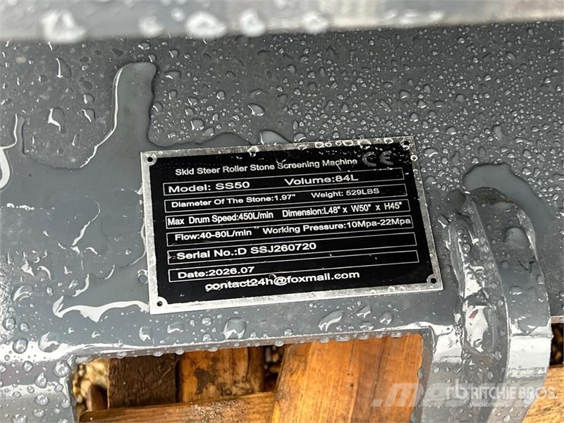 GIYI GY-HC34 30.75 in Roller Stone Screening Machi Andre komponenter