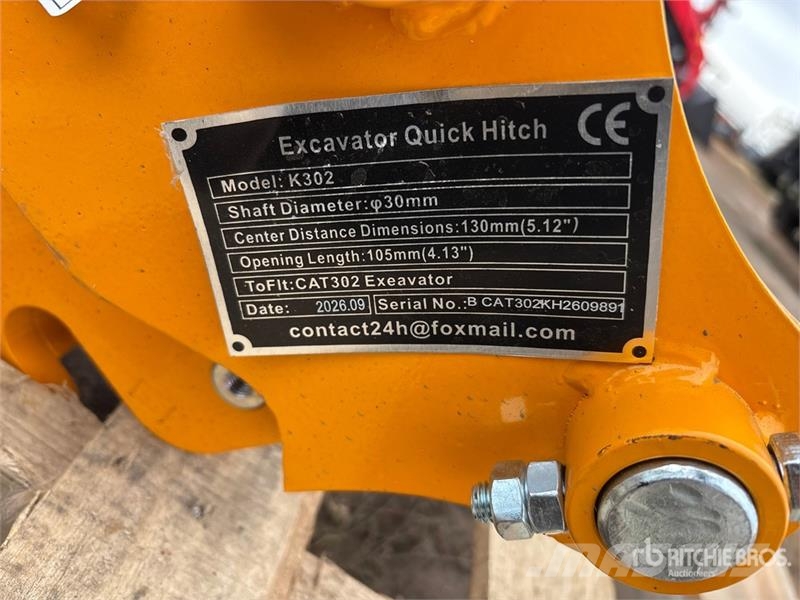 GIYI GY-K302 5 in Excavator Coupler (Unused) 快速連結器