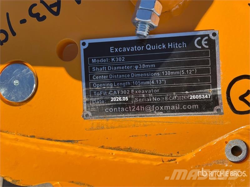  GIYI GY-K302 Quick Coupler (Unused) Conectores rápidos
