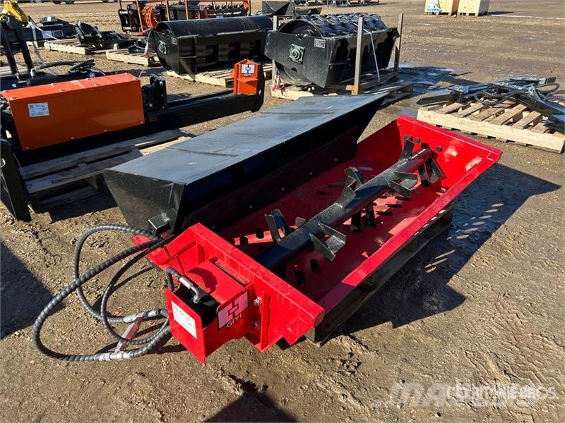  GIYI GY-MRR60 46 in Mini Skid Steer Rock Rake (Unu مكونات أخرى