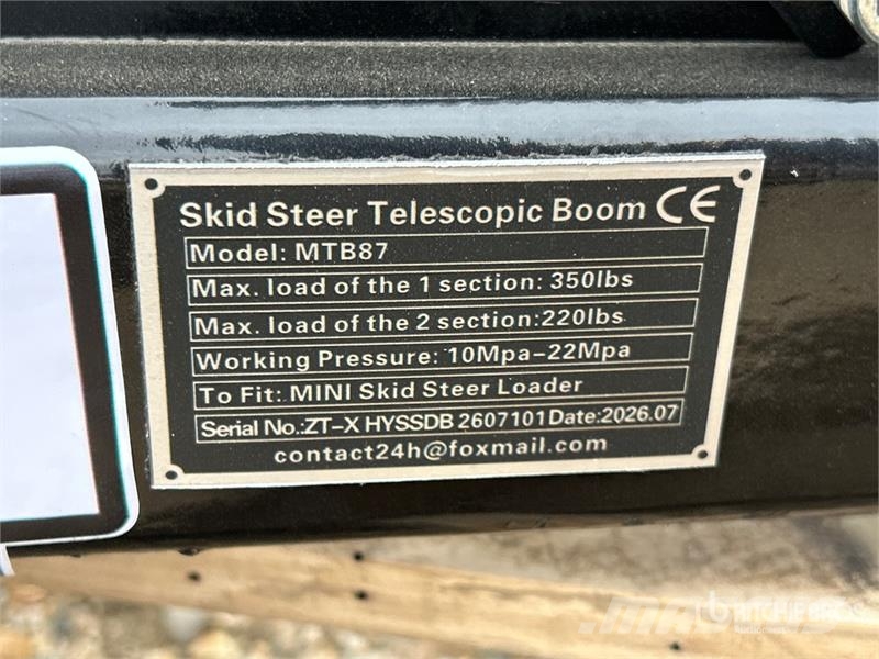GIYI GY-MTB87 87 in Mini Skid Steer Telescopic Boo Компоненты строительной техники