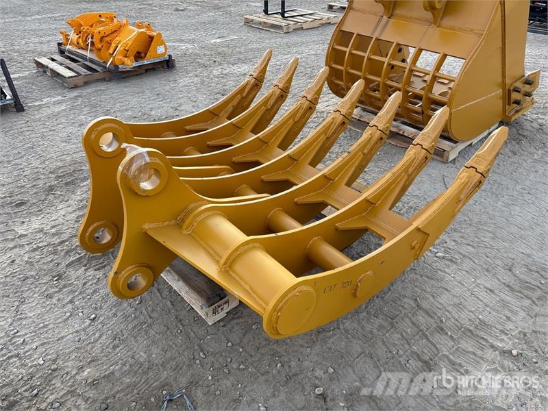  GIYI GY-P320 64 in Excavator Rake - Fits Cat 320 ( Rakes and tedders
