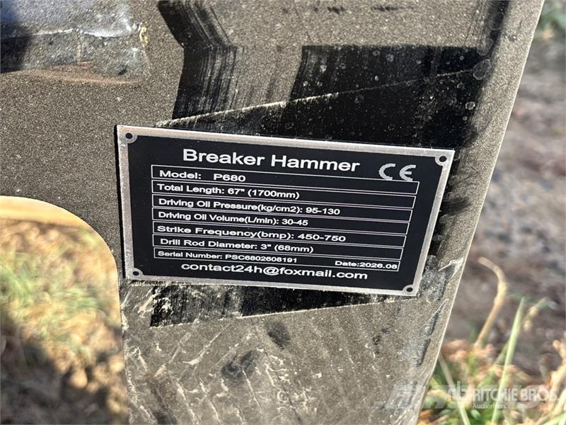 GIYI GY-P680 Skid Steer Breaker (Unused) Hammers / Breakers