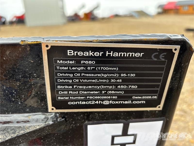 GIYI GY-P680 Skid Steer Breaker (Unused) Hammer / Brecher