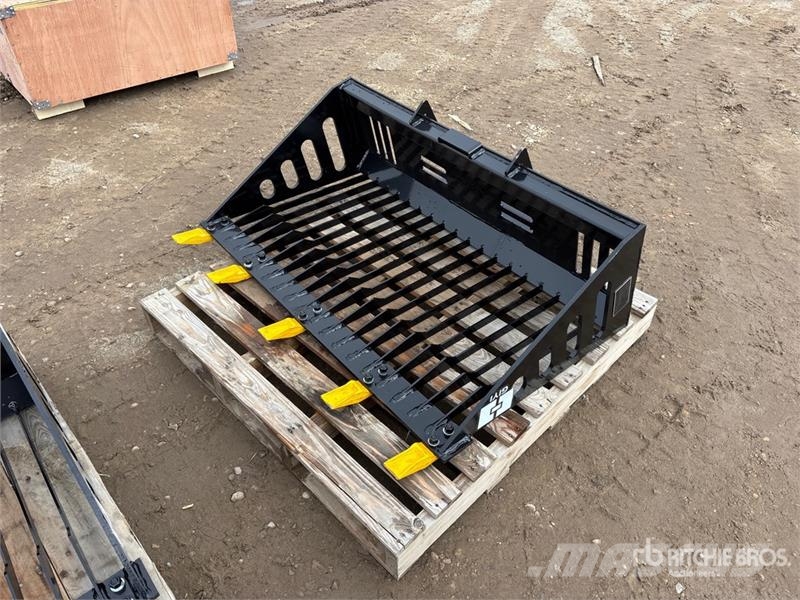 GIYI GY-RB44 44 in Rock Mini Skid Steer Bucket (Un Cucharones