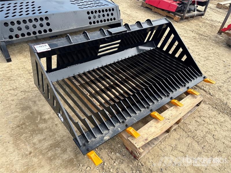 GIYI GY-RB66 66 in Rock Skid Steer Bucket (Unused) Godet