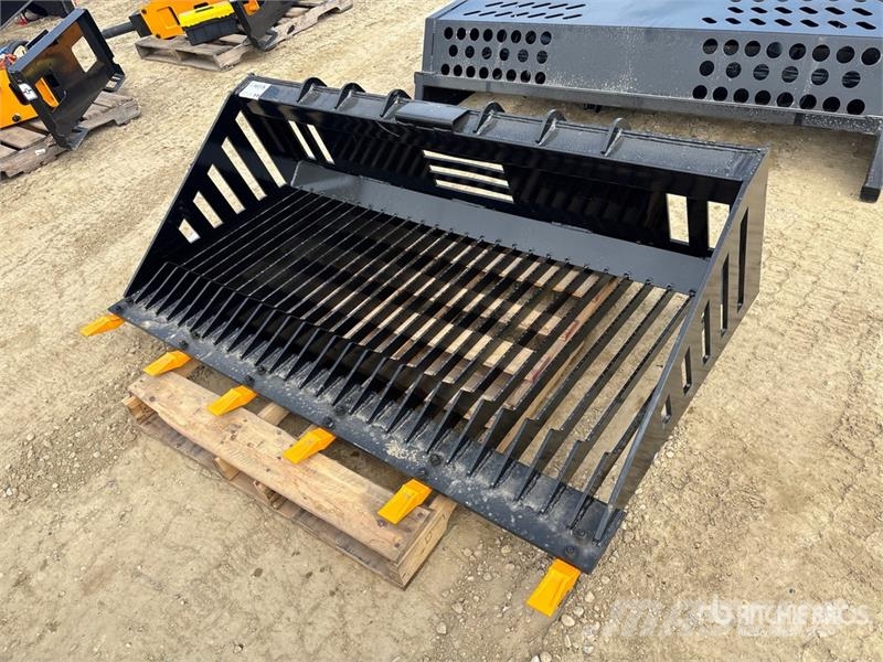 GIYI GY-RB66 66 in Rock Skid Steer Bucket (Unused) Godet