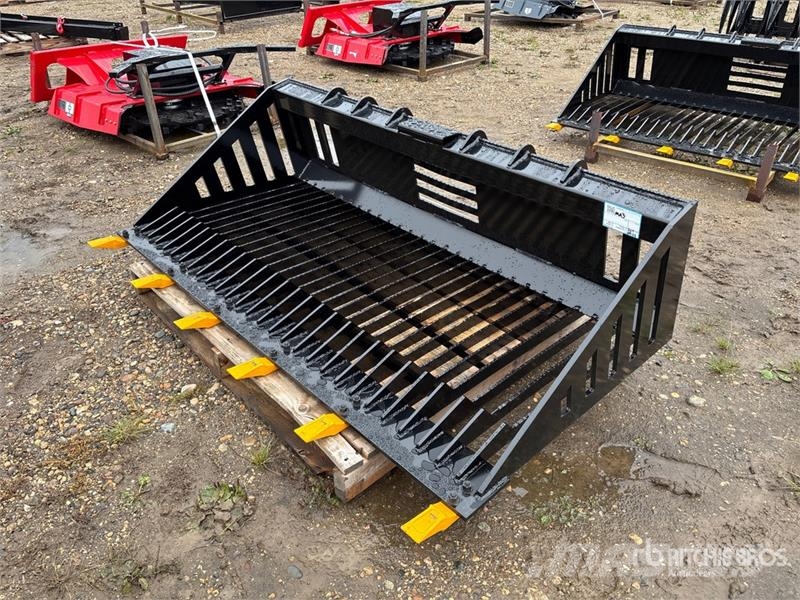  GIYI GY-RB66 66 in Rock Skid Steer Bucket (Unused) Skuffer